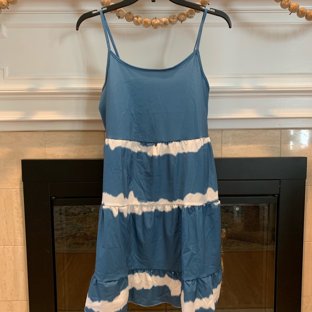 Cute sundress with tie dye pattern, never worn.